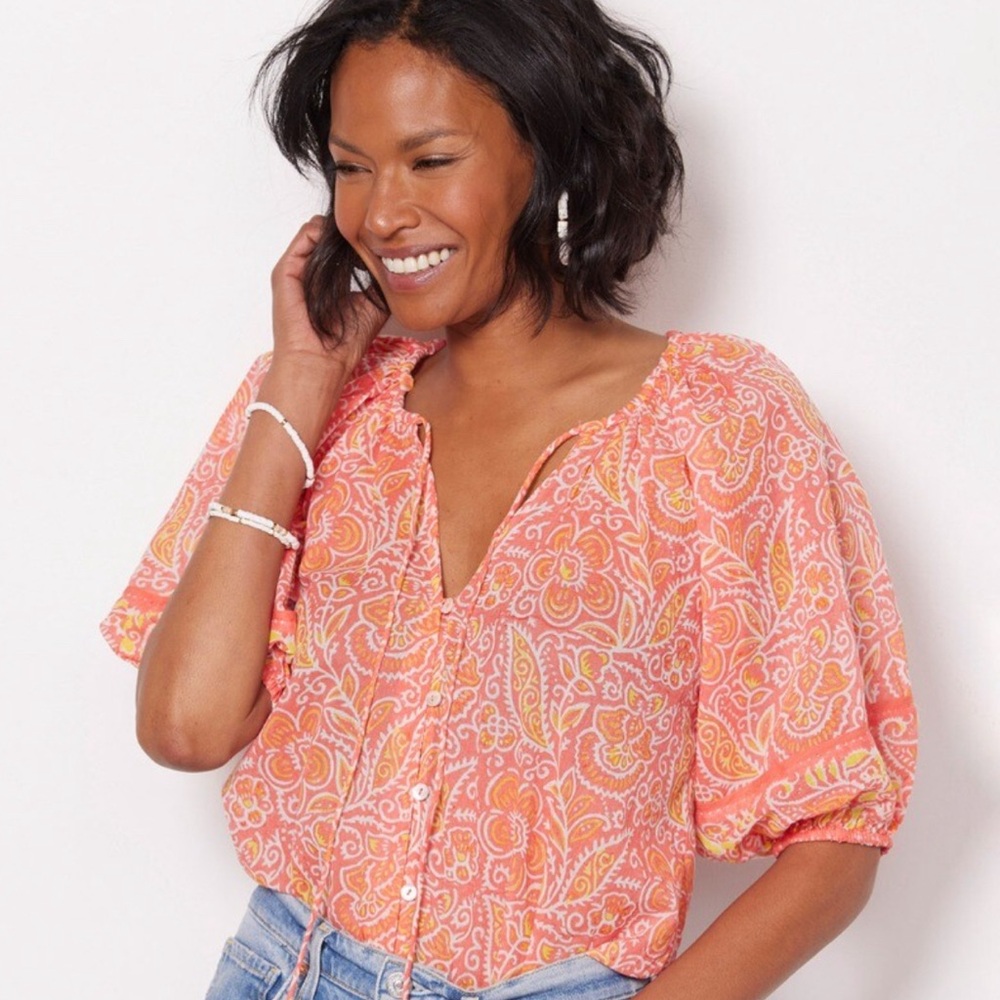 NWT Cleobella Layla Blouse Size Small